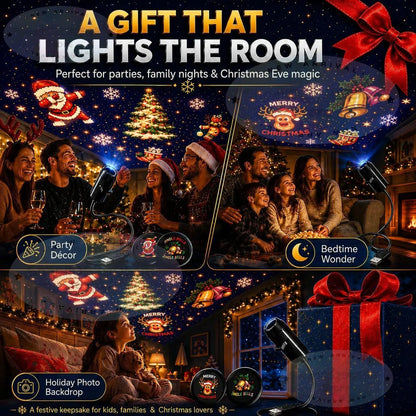 Proyector navideño USB: magia en tu techo